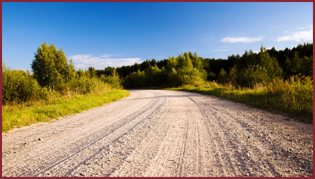 image of gravel road