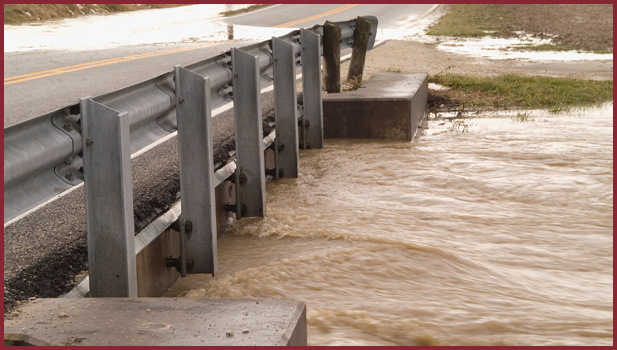 culvert during flooding